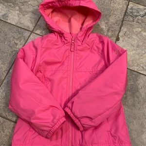 3T OshKosh Bgosh Bright pink zip up jacket